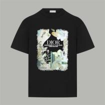 注目 ディオール 偽物 Tシャツ 個性的な モダンな プリントデザイン 新登場 DIOR