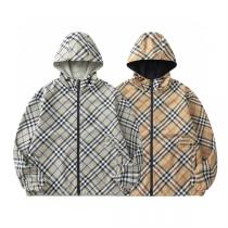 バーバリー コピー チェック柄 フード付き ジャケット シンプル おしゃれ BURBERRY