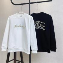 BURBERRY スーパーコピー ロゴ刺繍 クルーネック スウェット 上品 カジュアル バーバリー