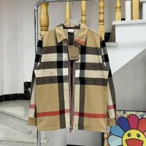 BURBERRY コピー チェック柄 ジップアップ ジャケット クラシック 高級感 バーバリー