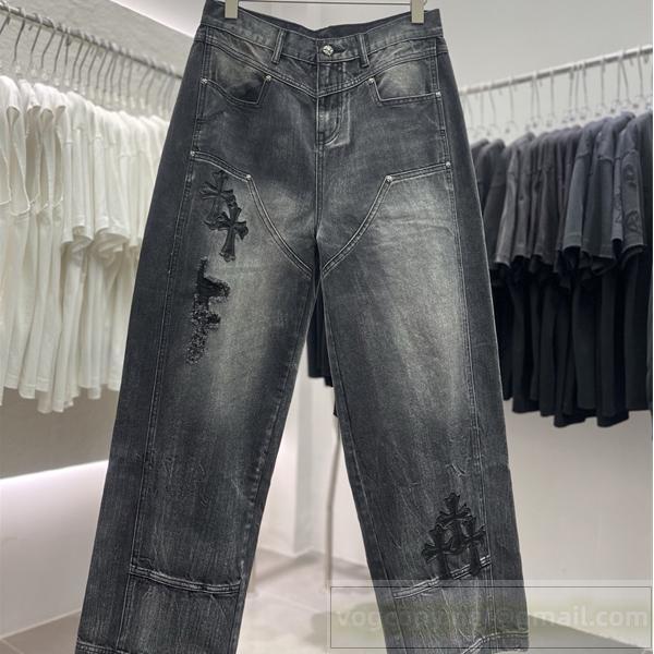 クロムハーツ 偽物 デニムパンツ プレミアム スタイリッシュ ラグジュアリー CHROME HEARTS