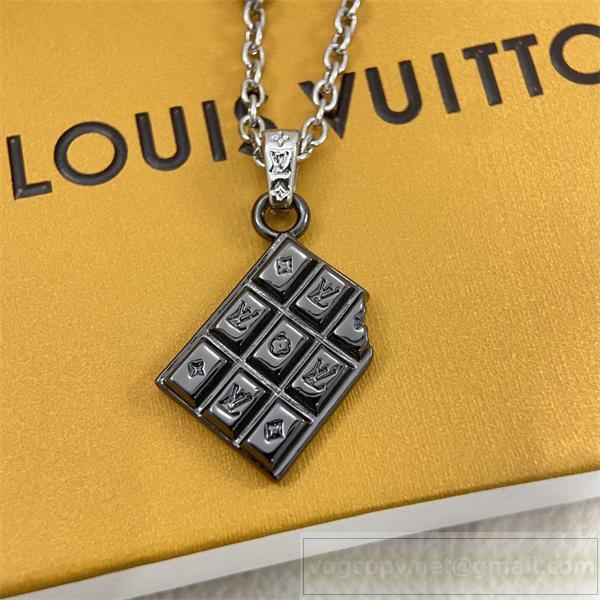ルイヴィトン スーパーコピー ネックレス 個性派 モダン チョコレート モチーフ LOUIS VUITTON