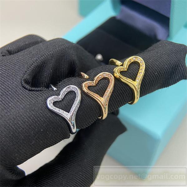  Tiffany&Co コピー リング ロマンチック エレガント 可憐 ハートデザイン ティファニー