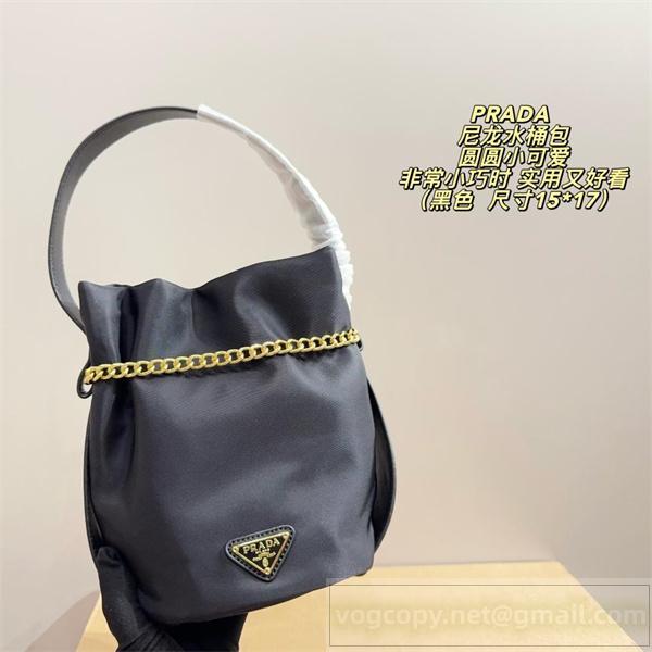  プラダ 偽物 ショルダーバッグ 可愛い 実用的 ナイロン バケツ型 入手困難 PRADA