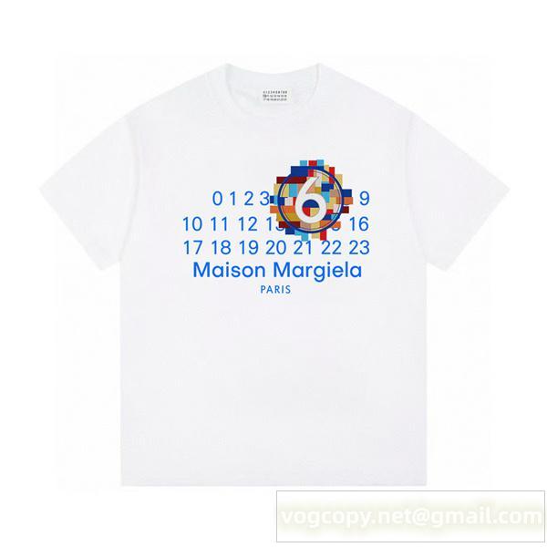 マルジェラ スーパーコピー 半袖Tシャツ ロゴ入り モダン シンプル カジュアル Maison Margiela