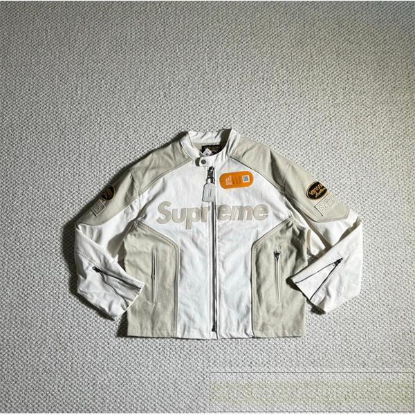 シュプリーム コピー レザージャケット 高級感 シンプルロゴ トレンド 新登場 SUPREME