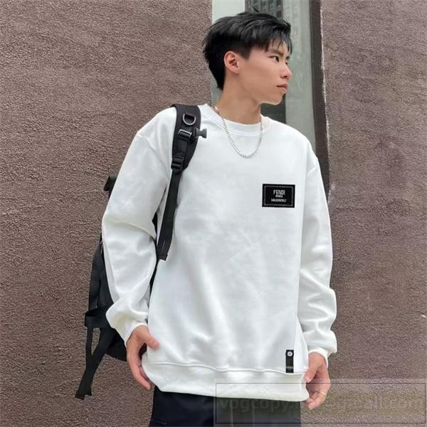 フェンディ スーパーコピー スウェット トレーナー シンプルロゴ クラシック カジュアル FENDI