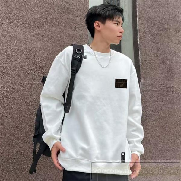 FENDI コピー スウェット トレーナー モダン FF柄 ポケット エレガント 高級 フェンディ