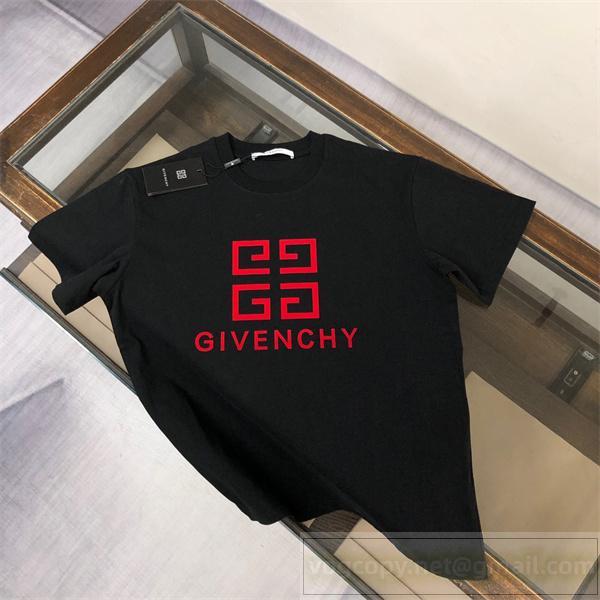 ジバンシィ スーパーコピー Tシャツ レッドロゴ シンプル モダン 定番 人気 GIVENCHY