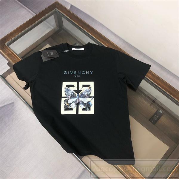 ジバンシィ コピー Tシャツ バタフライ デザイン 上品 エレガント 洗練 GIVENCHY