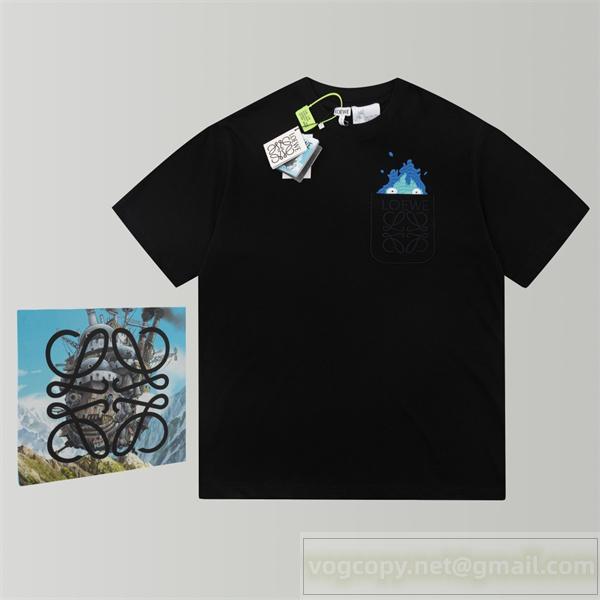 LOEWE スーパーコピー Tシャツ クール 洗練 シンプル モード感 溢れる ロエベ