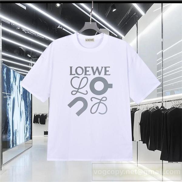 LOEWE スーパーコピー 個性派 モノグラムデザイン モード感漂う Tシャツ ロエベ