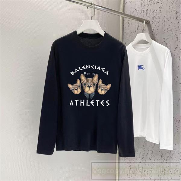  バレンシアガ 偽物 長袖Tシャツ アニマルプリント ストリート 高級 BALENCIAGA