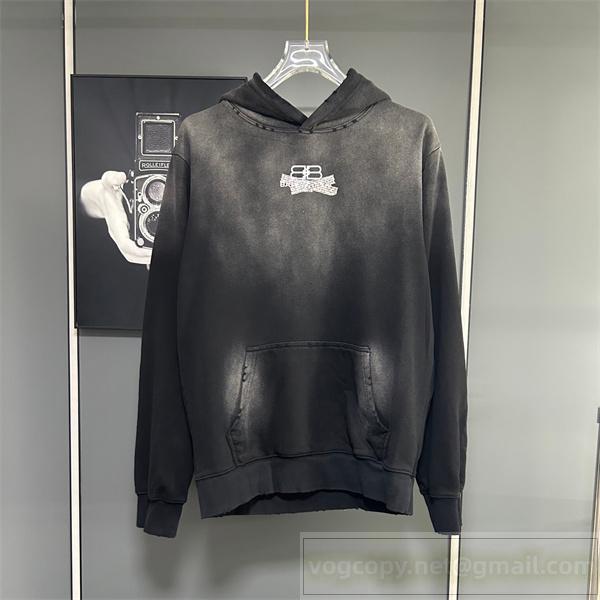 バレンシアガ スーパーコピー パーカー BBロゴ シンプル モード系 BALENCIAGA