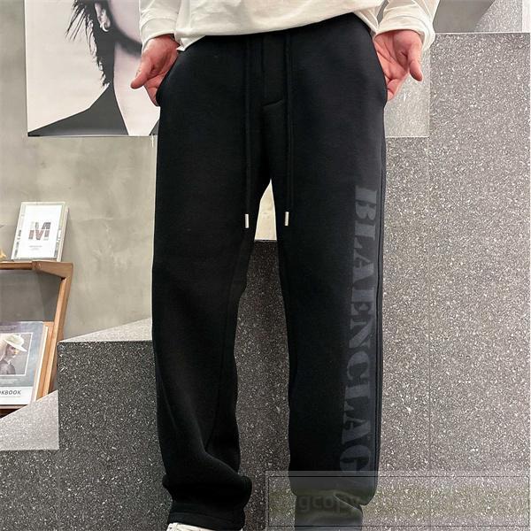  BALENCIAGA スーパーコピー スウェットパンツ 快適 シンプル ブラック バレンシアガ