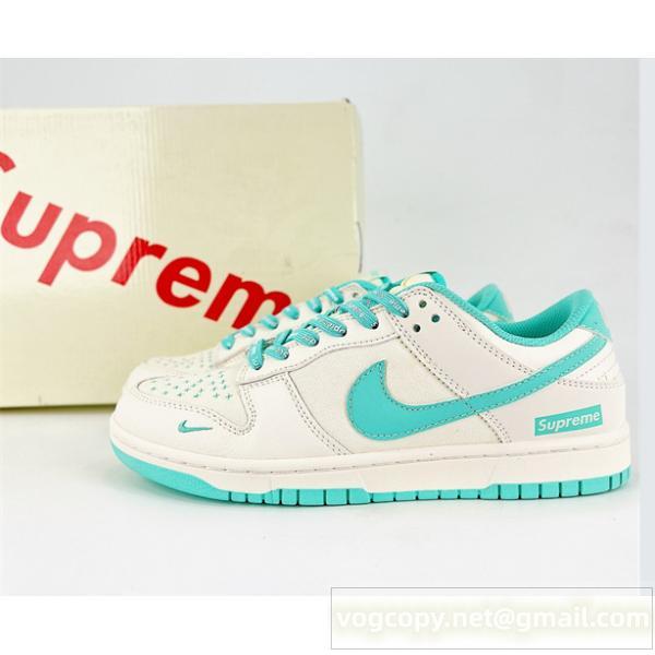 希少品NIKE DUNK SB LOW  supremeナイキ × シュプリーム ダンク ロー "ティファニーブルー" コラボスニーカーシュプリーム靴コピー激安