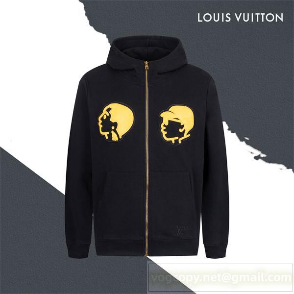 ルイヴィトン コピー フーディ ジップアップ カジュアル シルエット おしゃれ LOUIS VUITTON