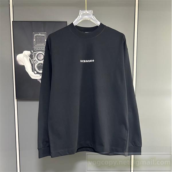 CHROME HEARTS スーパーコピー 長袖Tシャツ シンプル スタイリッシュ カジュアル クロムハーツ