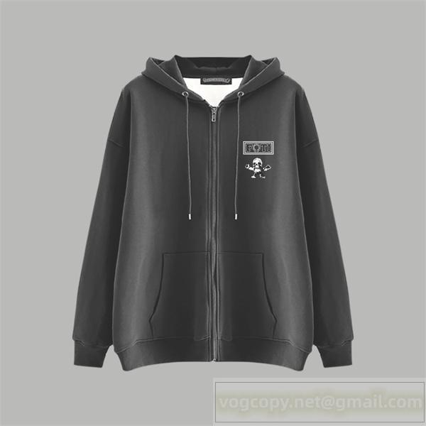 クロムハーツ スーパーコピー  シンプル スタイリッシュ フルジップ パーカー CHROME HEARTS