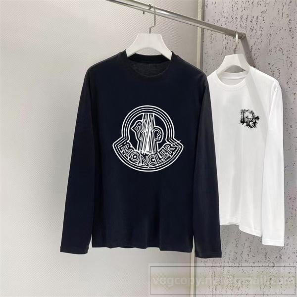 MONCLER 偽物 長袖Tシャツ ビッグロゴ シンプル モダンデザイン 本格派 上質 モンクレール