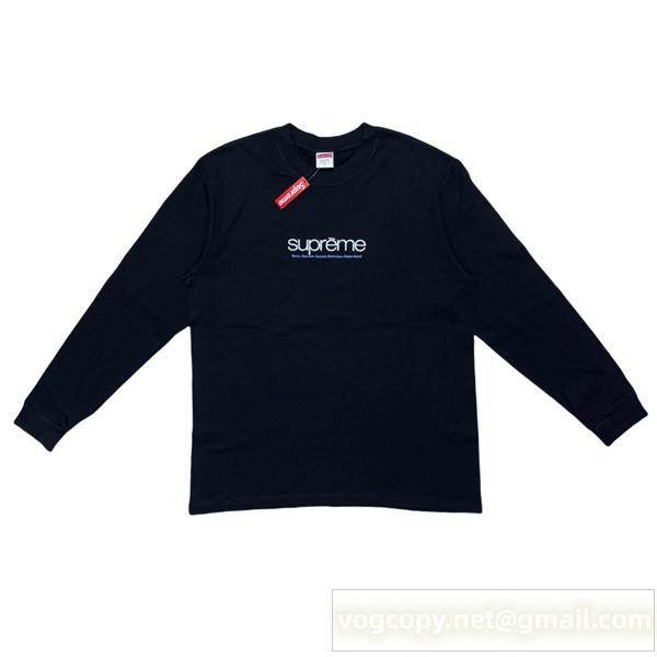 シュプリーム スーパーコピー 長袖Tシャツ シンプル 上質 クラシック ロゴ モダン SUPREME