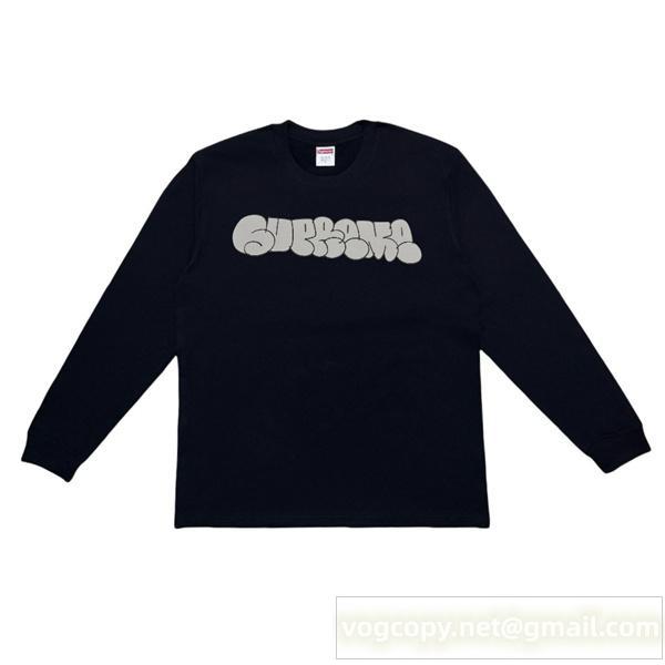  シュプリーム 偽物 長袖Tシャツ 独創的 スタイリッシュ ポップロゴ スタイル 希少 SUPREME