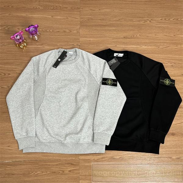 STONE ISLAND 偽物 クルーネック ベーシック カジュアル シンプル ルック ストーンアイランド