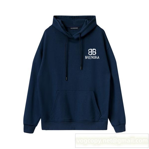 バレンシアガ スーパーコピー パーカー ダブルBロゴ モダン クラシックライン BALENCIAGA