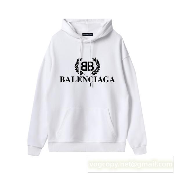 BALENCIAGA 偽物 パーカー ローレルロゴ エレガント ラグジュアリースタイル バレンシアガ