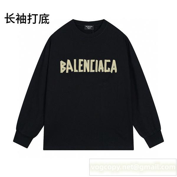 バレンシアガ スーパーコピー 長袖Ｔシャツ クラシック アイコニック ラグジュアリー BALENCIAGA