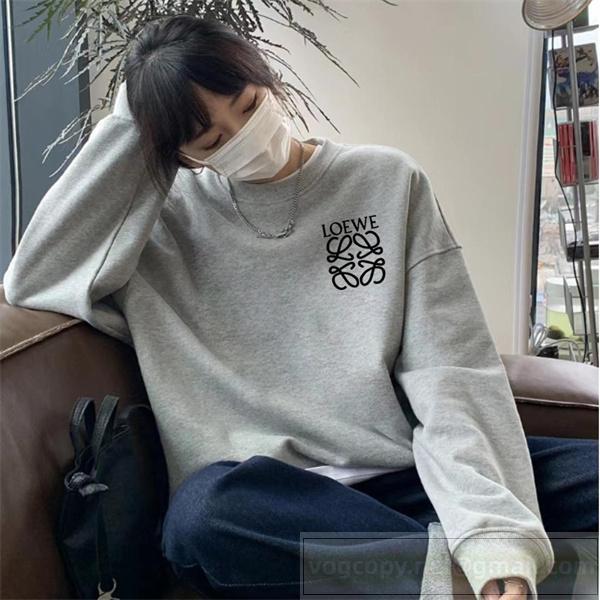 LOEWE スーパーコピー 高品質スウェット ベース シンプル 男女兼用 カジュアルウェア ロエベ
