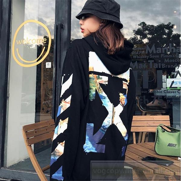 オフホワイト 偽物 人気フーディー カジュアル ストリートファッション 激安通販 Off-White