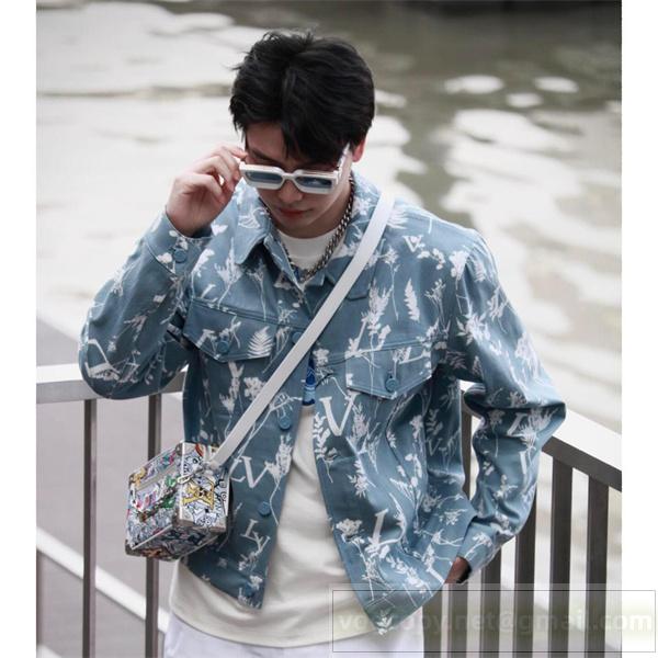 LOUIS VUITTON コピー デニムジャケット カジュアル 高級感 洗練された 魅力的 ルイヴィトン