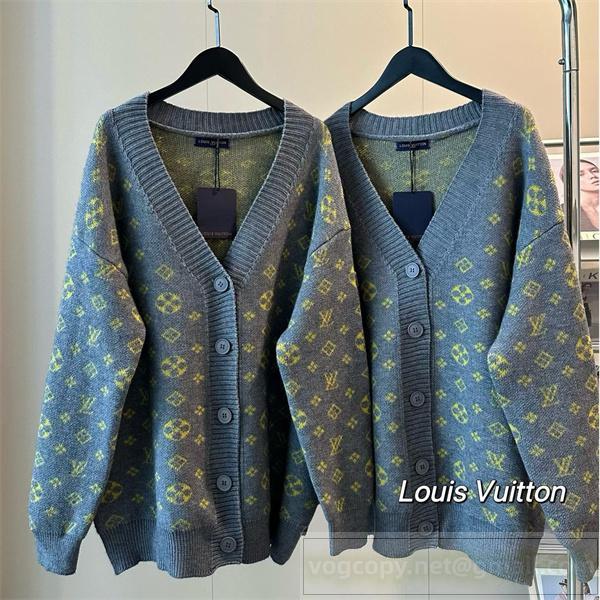 LOUIS VUITTON コピー カーディガン 大人気 高品質 総柄モノグラム シック ルイヴィトン