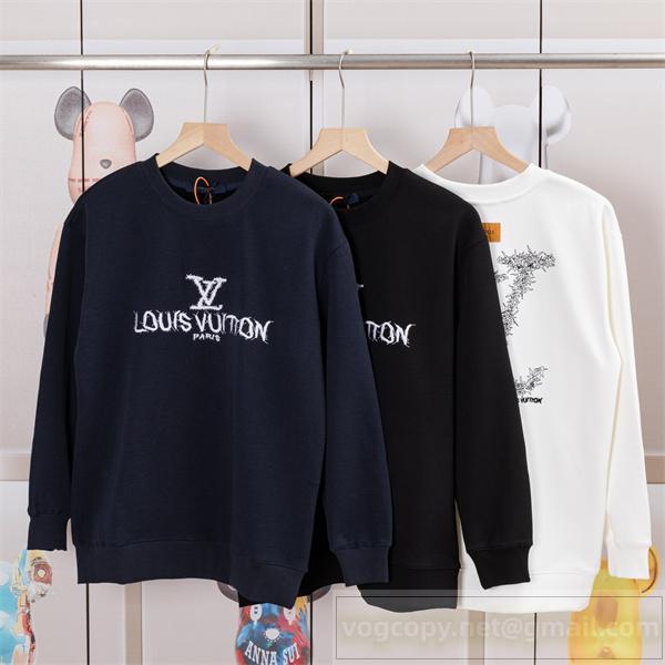 LOUIS VUITTON コピー クラシック 人気 トレーナー 刺繍ロゴデザイン 新登場 ルイヴィトン