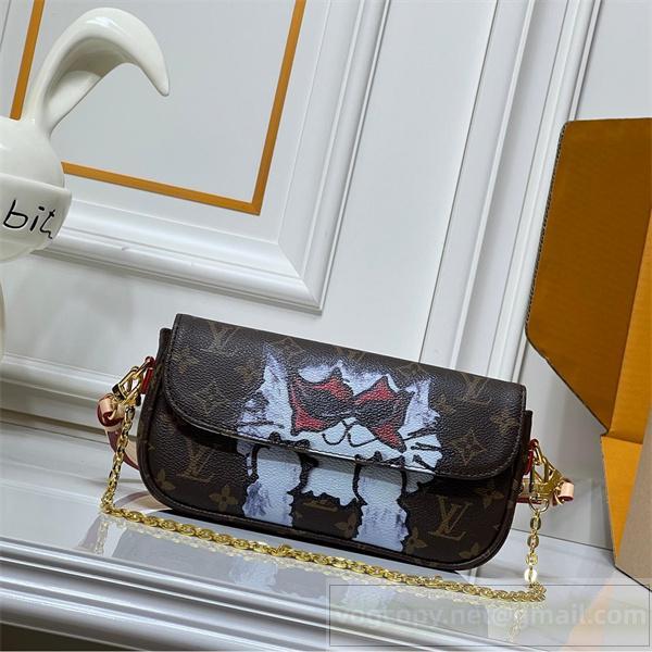 LOUIS VUITTON 偽物 モノグラム プリント ショルダーバッグ 遊び心満載 可愛いン ルイヴィトン