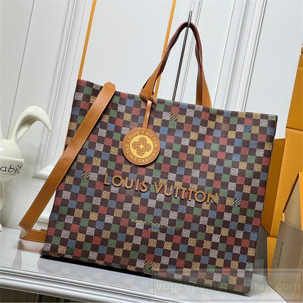 LOUIS VUITTON スーパーコピー トートバッグ カラフルデザイン 大容量ショッピング ルイヴィトン