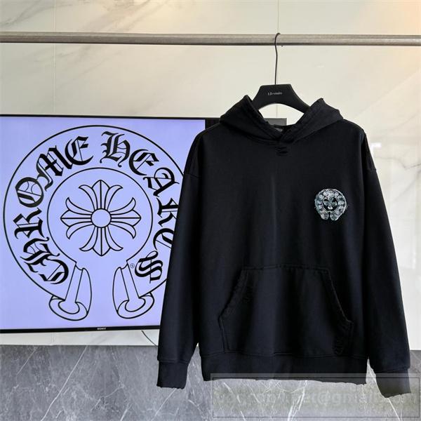  CHROME HEARTS コピー パーカー ホースシュー ワンポイント エレガントモード クロムハーツ