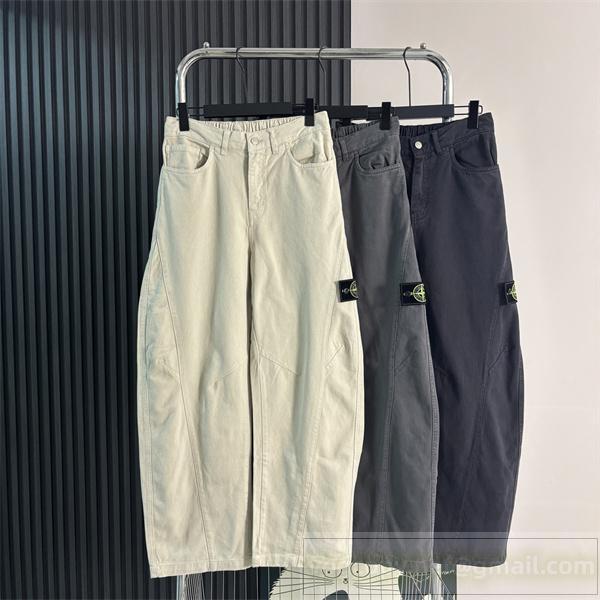 ストーンアイランド 偽物 パンツ ワイドシルエット クール モダン カーゴ STONE ISLAND