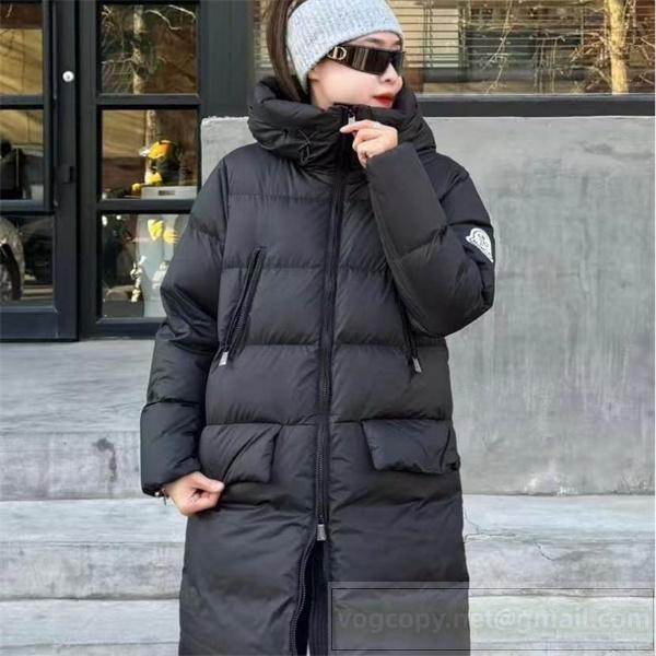 MONCLER コピー クラシック エレガント ロングダウンコート 防寒 モンクレール