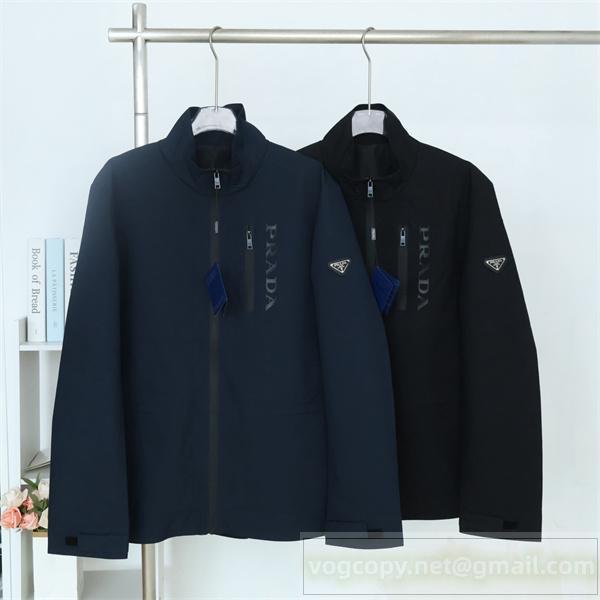  プラダ コピー ジャケット シンプル ロゴ モダン スマート アーバン PRADA