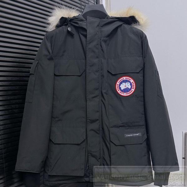 カナダグース 偽物 ダウンジャケット フード付き ロング丈 人気 定番 Canada Goose
