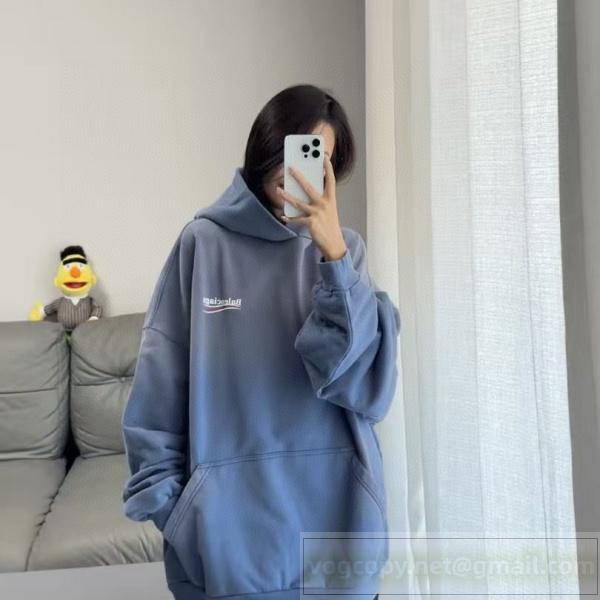 バレンシアガ スーパーコピー 秋冬新登場 フーディー パープル シンプルロゴ BALENCIAGA