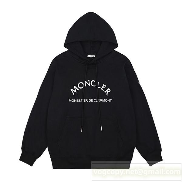 MONCLER コピー フーディー クラシック ベーシック おしゃれ 実用的 ブラック モンクレール
