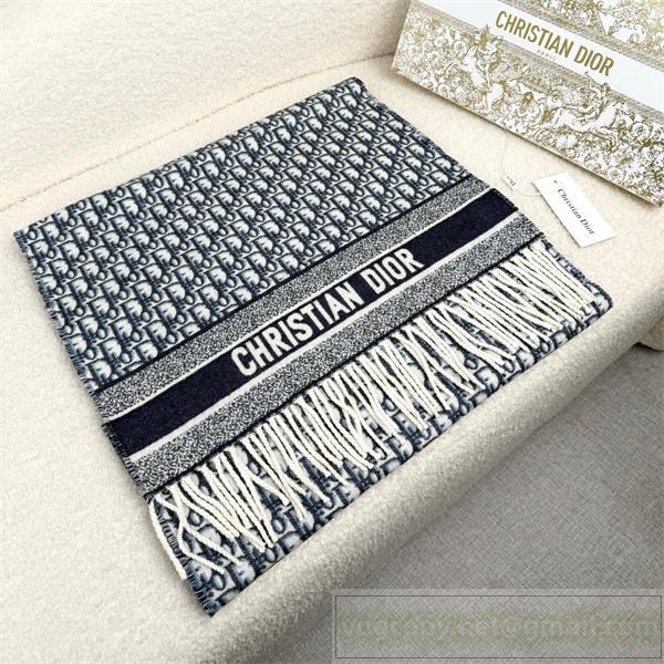 ディオール 偽物 マフラー ロゴ フリンジ クラシック 上品 当店イチオシ DIOR