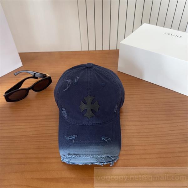 クロムハーツ コピー 定番 キャップ シンプルクロス ダメージ加工 多色展開 Chrome Hearts