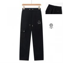 クロムハーツ コピー スウェットパンツ ロゴクロス シンプル モダン CHROME HEARTS