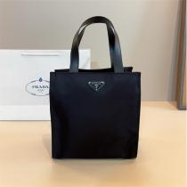 PRADA コピー トートバッグ 上質 シンプル ブラック ナイロン プレミアム...