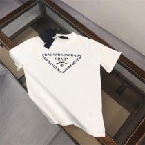 プラダ 偽物 Tシャツ エレガント カジュアル ロゴプリント モード系 PRAD...
