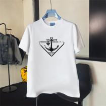プラダ スーパーコピー Tシャツ カジュアル クール アンカーロゴ 最安値 PRADA